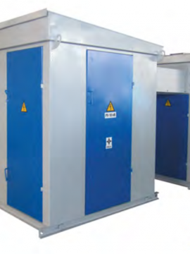 Two-transformer substation for outdoor installation capacity from 25 to 2 * 2 * 1000 kVA, voltage 10 (6) kV (including with automatic transfer switch)